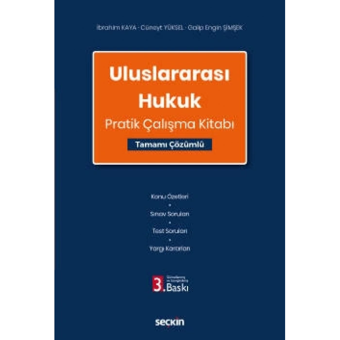 Uluslararası Hukuk Pratik Çalışma Kitabı Tamamı Çözümlü