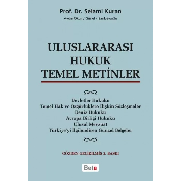 Uluslararası Hukuk Temel Metinler