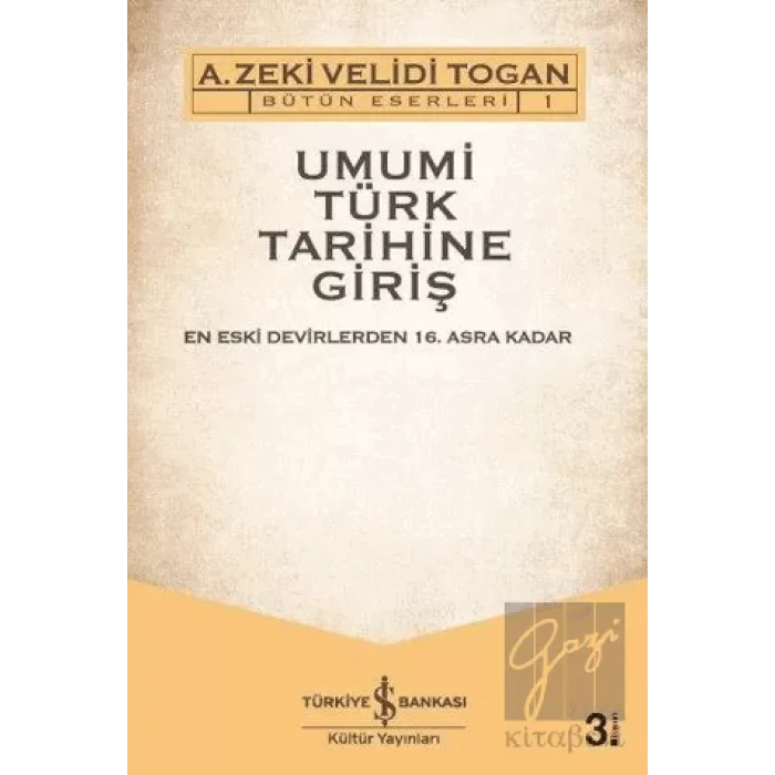 Umumi Türk Tarihine Giriş - DVDli (2 Cilt Takım)
