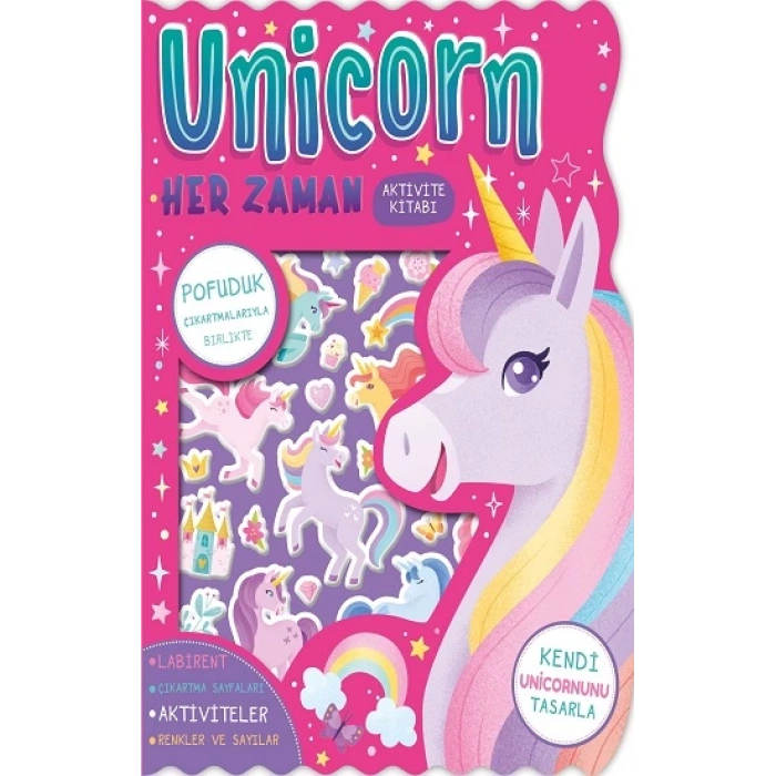 Unicorn Her Zaman – Çıkartmalı Aktivite Kitabı