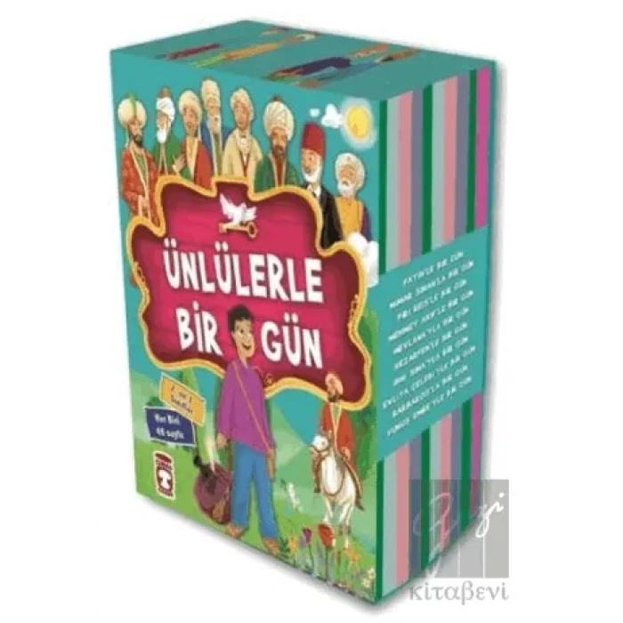 Ünlülerle Bir Gün Seti (10 Kitap Takım)