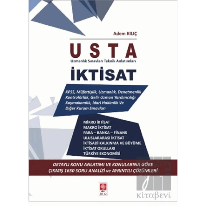 Usta İktisat Konu Anlatımı ve Çözümlü Çıkmış Sorular