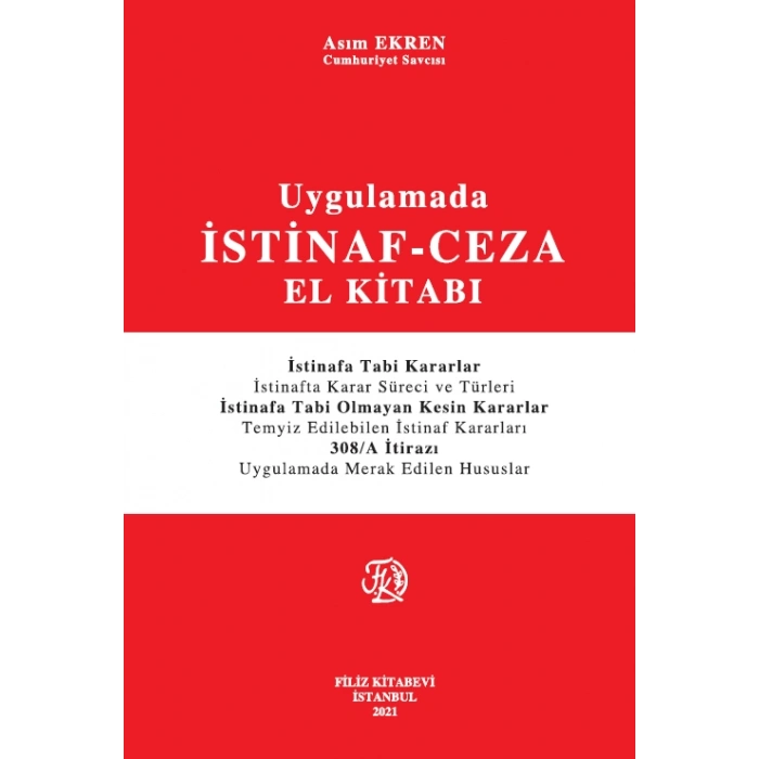 Uygulamada İSTİNAF-CEZA EL KİTABI