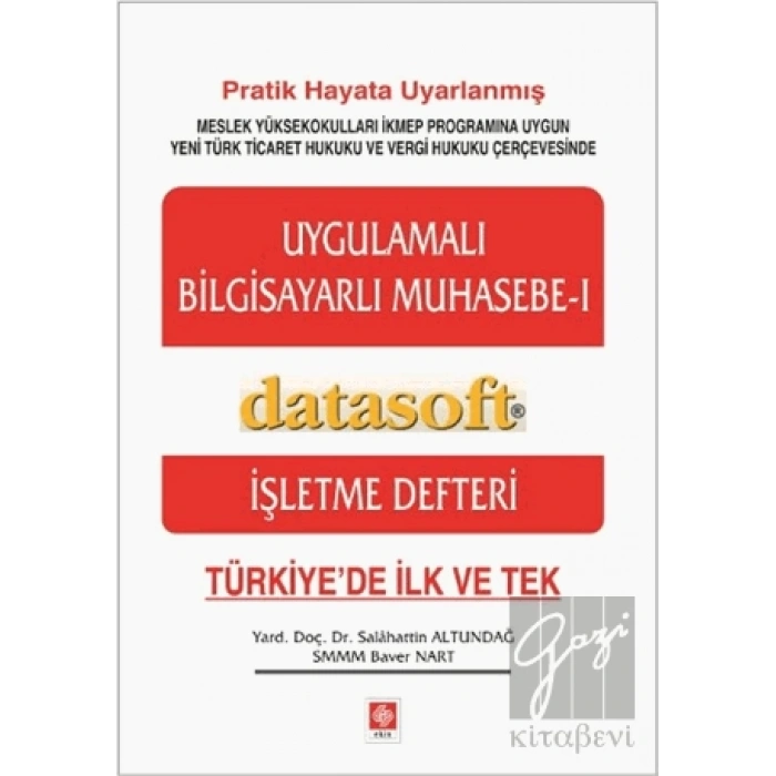 Uygulamalı Bilgisayarlı Muhasebe 1