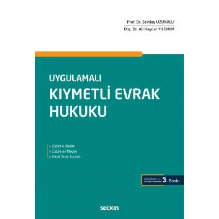 UygulamalıKıymetli Evrak Hukuku