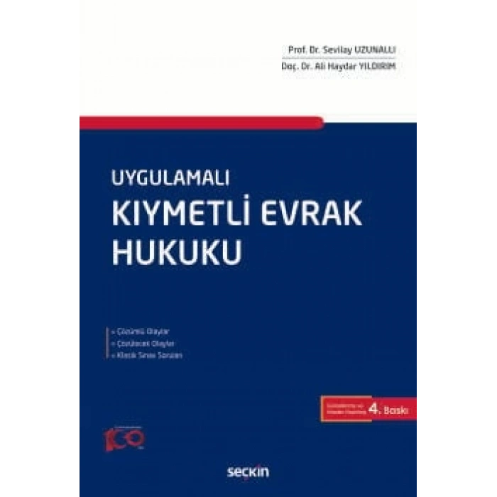 UygulamalıKıymetli Evrak Hukuku