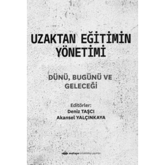 Uzaktan Eğitimin Yönetimi