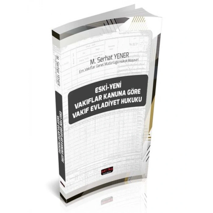 Vakıf Evladiyet Hukuku - M. Serhat Yener