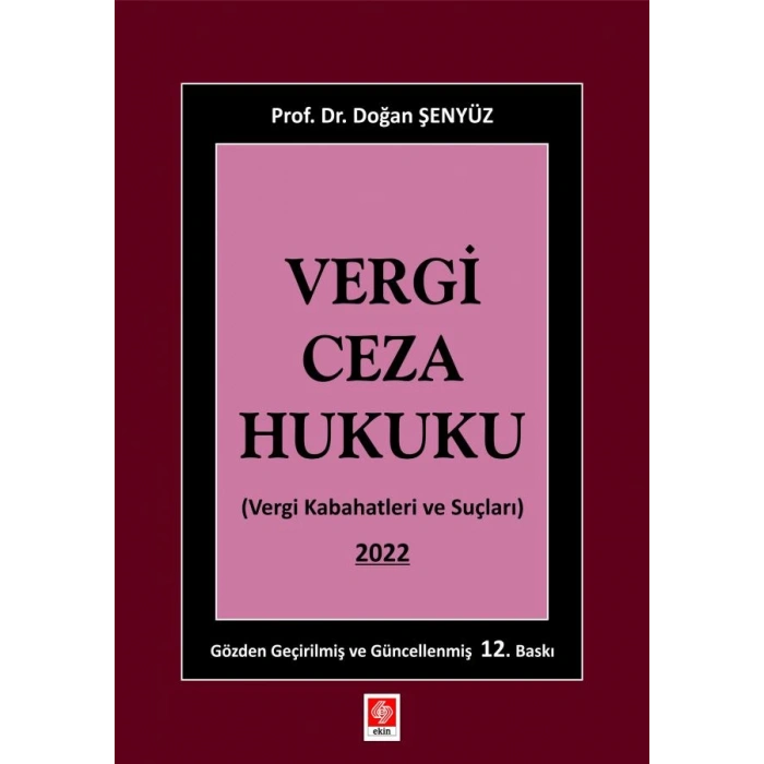 Vergi Ceza Hukuku Doğan Şenyüz
