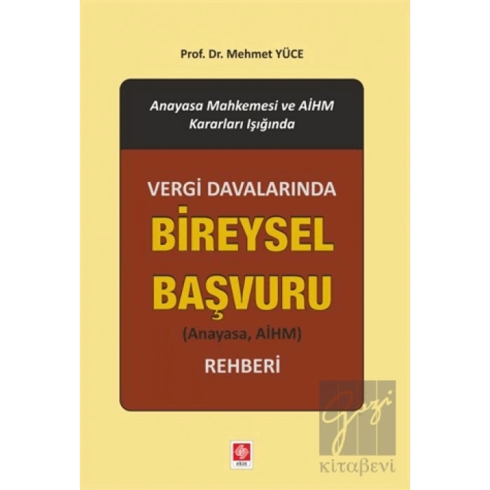 Vergi Davalarında Bireysel Başvuru Rehberi