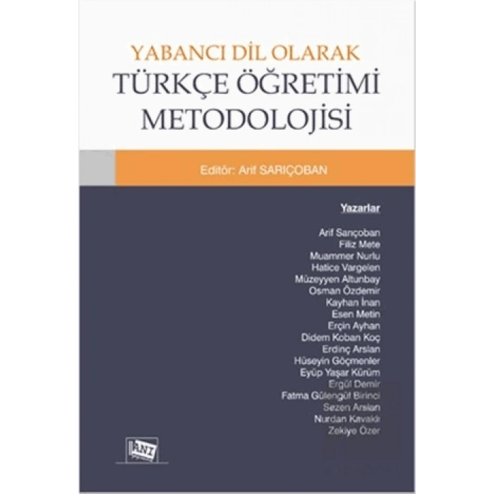 Yabancı Dil Olarak Türkçe Öğretimi Metodolojisi