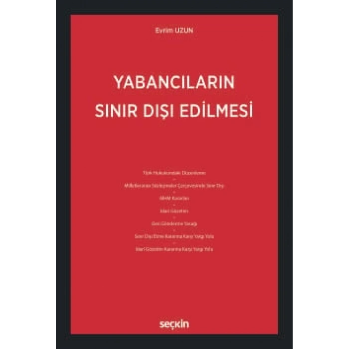 Yabancıların Sınır Dışı Edilmesi