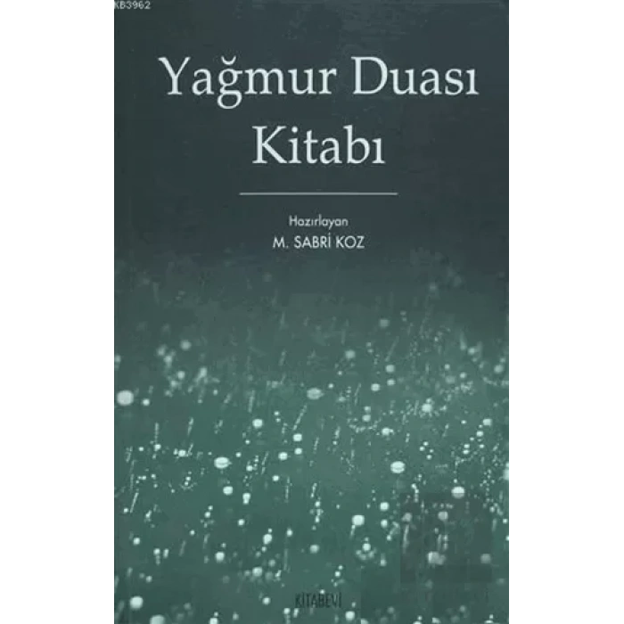 Yağmur Duası Kitabı