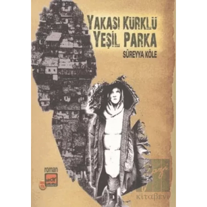 Yakası Kürklü Yeşil Parka