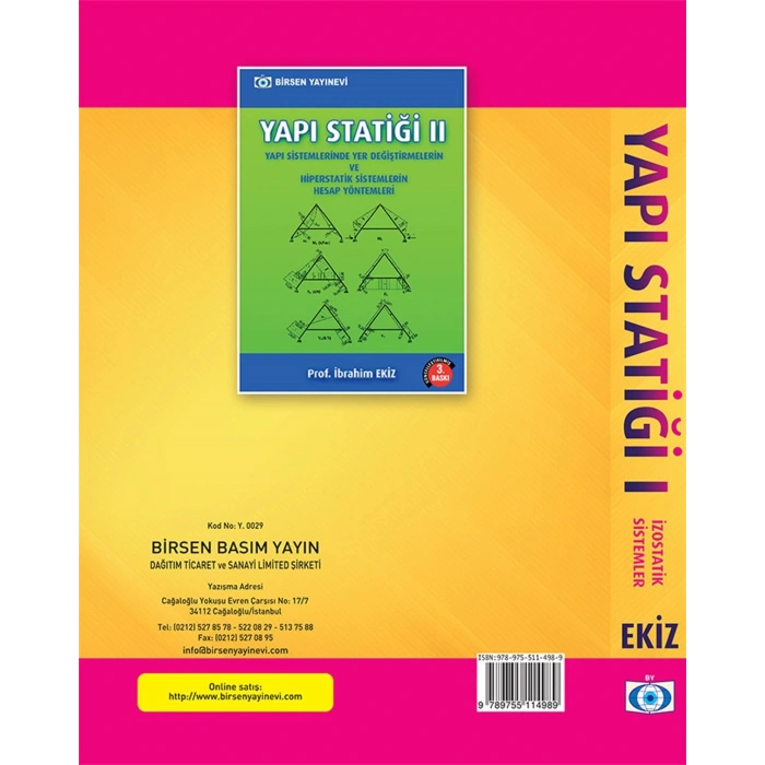 Yapı Statiği 1 / Prof. İbrahim Ekiz