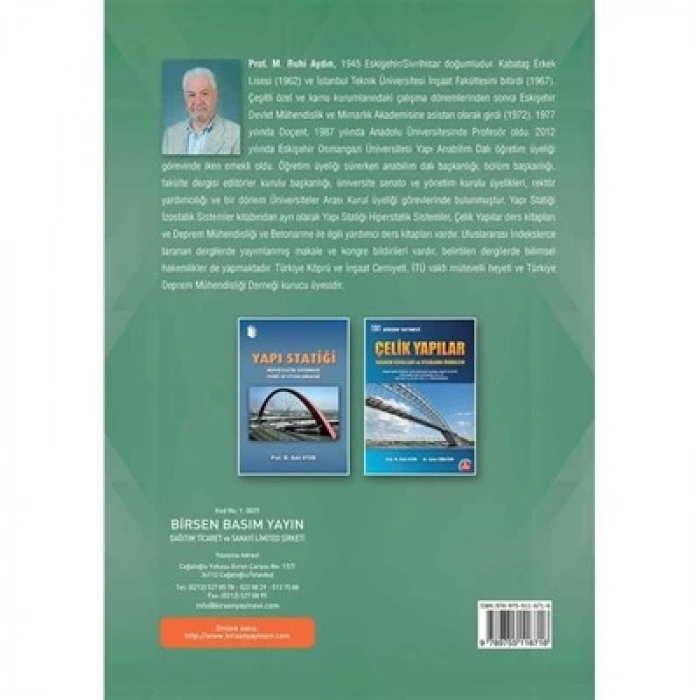 Yapı Statiği İzostatik Sistemler / Prof. M. Ruhi Aydın