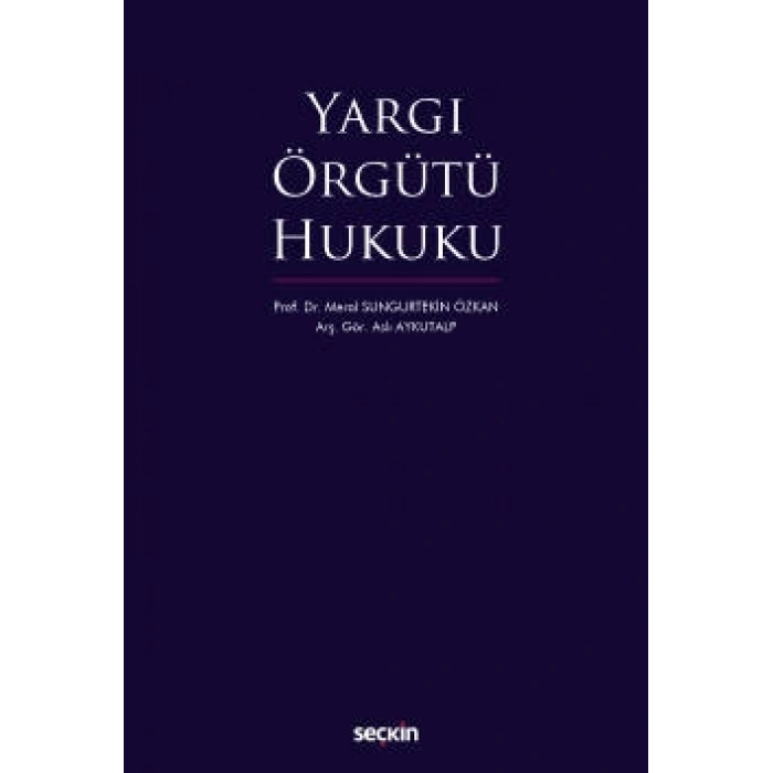 Yargı Örgütü Hukuku