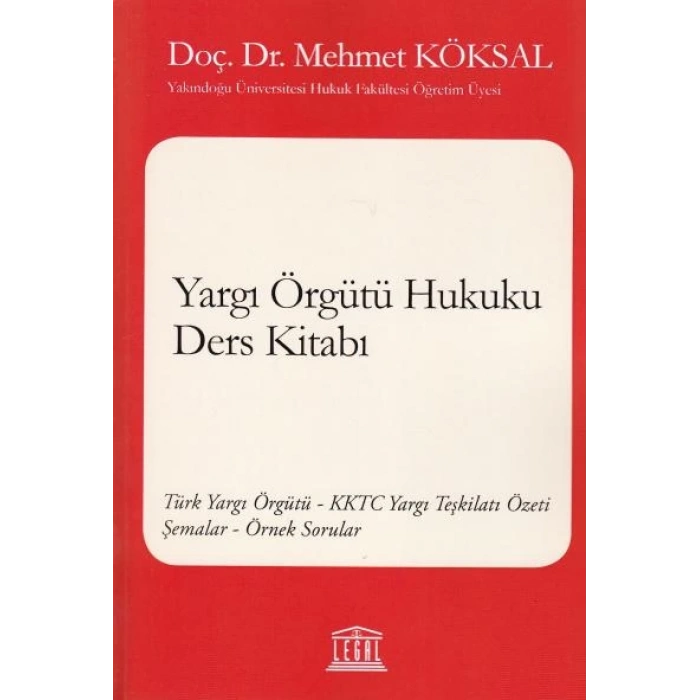 Yargı Örgütü Hukuku Ders Kitabı