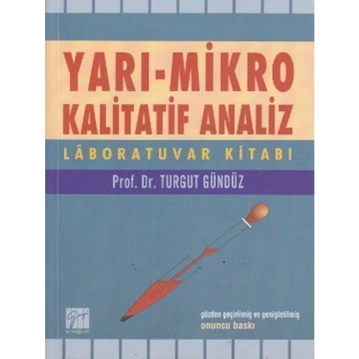 Yarı - Mikro Kalitatif Analiz - Turgut Gündüz