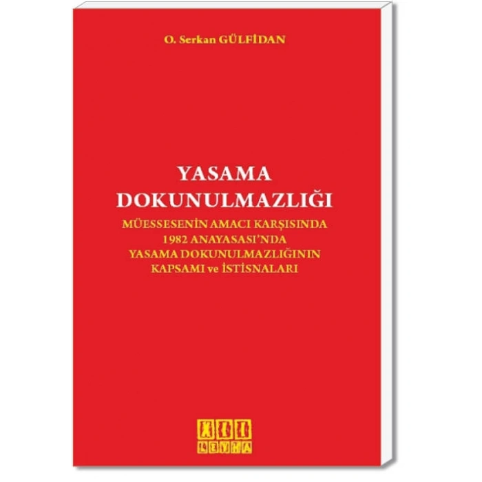 Yasama Dokunulmazlığı