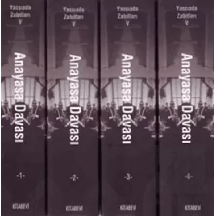 Yassıada Zabıtları 5 Anayasa Davası (4 Kitap Takım)
