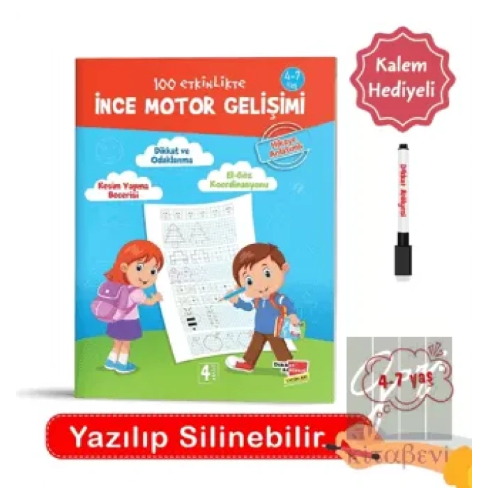 Yaz Sil 100 Etkinlikte İnce Motor Gelişimi