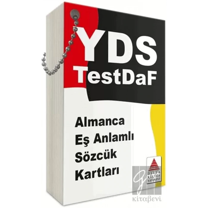YDS Almanca Eş Anlamlı Sözcük Kartları