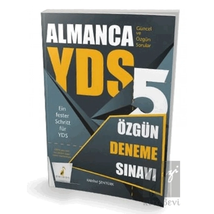 YDS Almanca Özgün 5 Deneme Sınavı