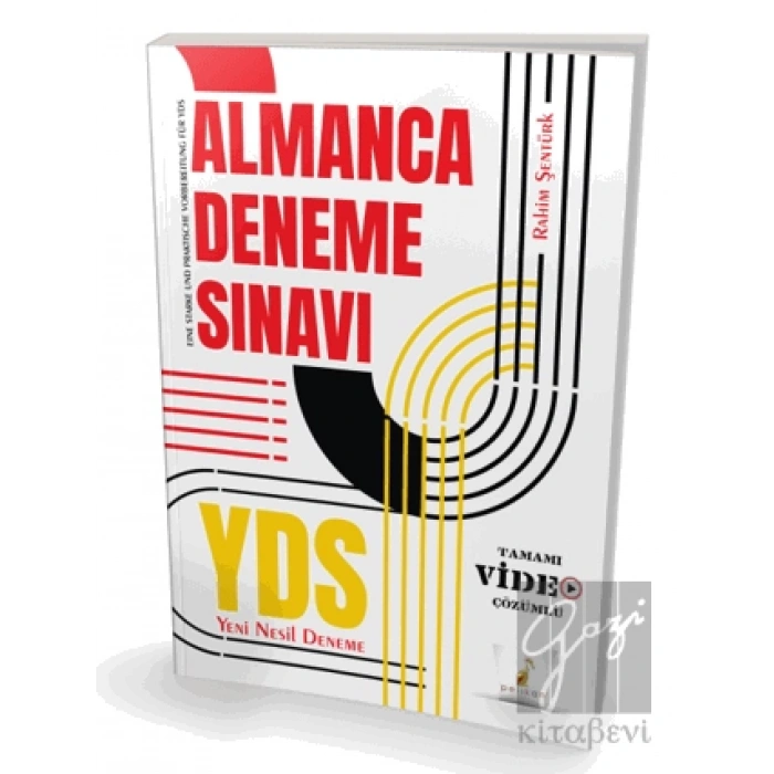 YDS Almanca Yeni Nesil Video Çözümlü Deneme Sınavı