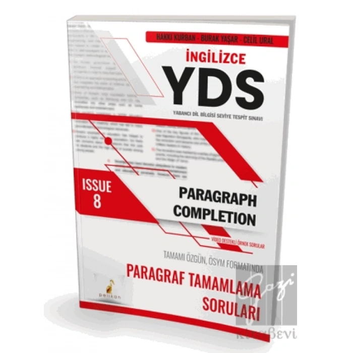 YDS İngilizce Paragraph Completion Issue 8