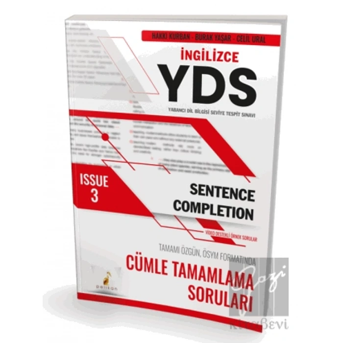 YDS İngilizce Sentence Completion Issue 3