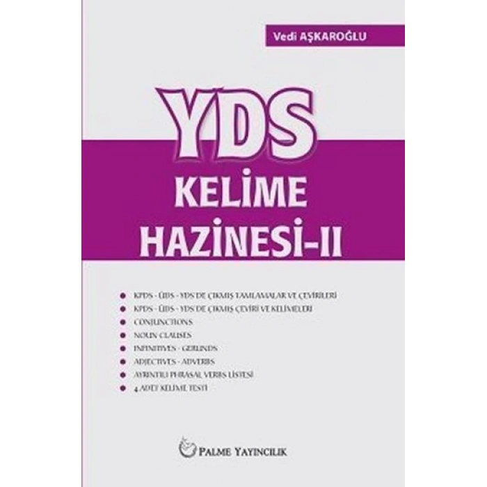 YDS KELİME HAZİNESİ-2 ( PALME )