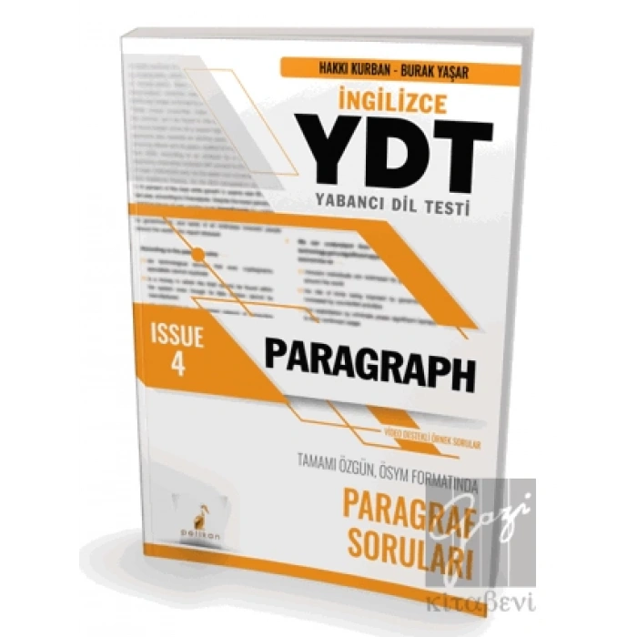 YDT İngilizce Paragraph Issue 4
