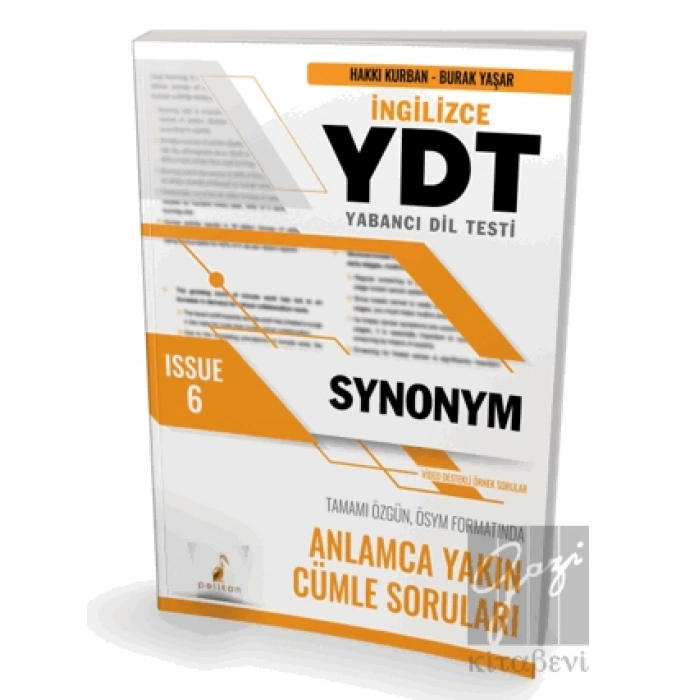 YDT İngilizce Synonym Issue 6