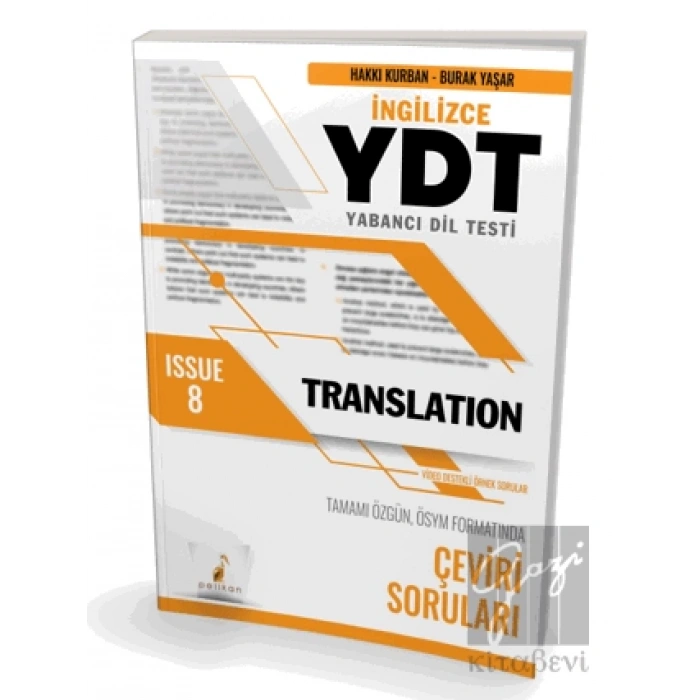 YDT İngilizce Translation Issue 8