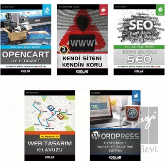 Yeni Başlayanlar İçin Kolay Web Programlama Seti (5 Kitap)