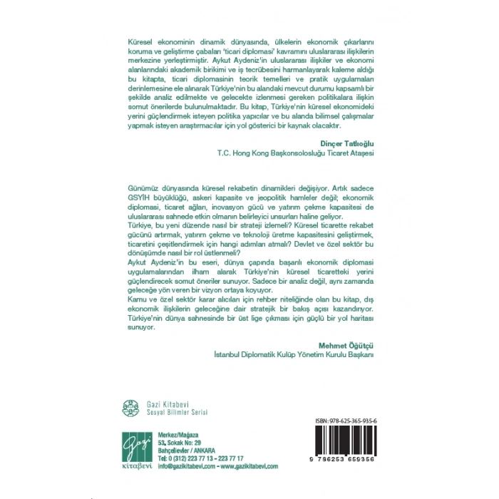 Yeni Perspektifler Ve Gelişmeler Işığında Ticari Diplomasi Ve Türkiye’nin Durumu