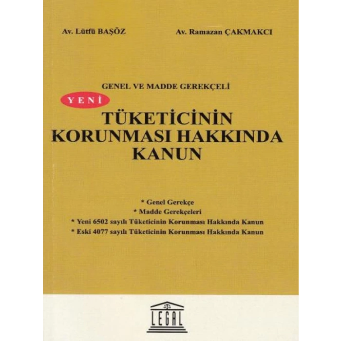 Yeni Tüketicinin Korunması Hakkında Kanun (Orta Boy)