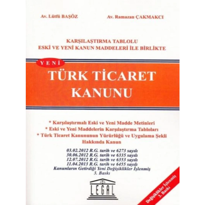 Yeni Türk Ticaret Kanunu (Orta Boy)