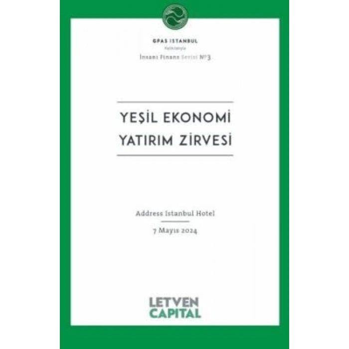 Yeşil Ekonomi Yatırım Zirvesi