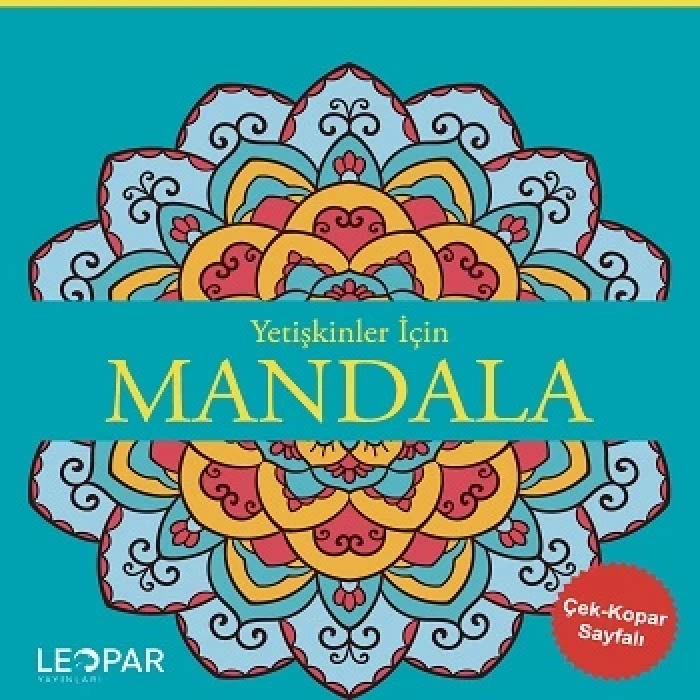 Yetişkinler İçin Mandala - Mavi