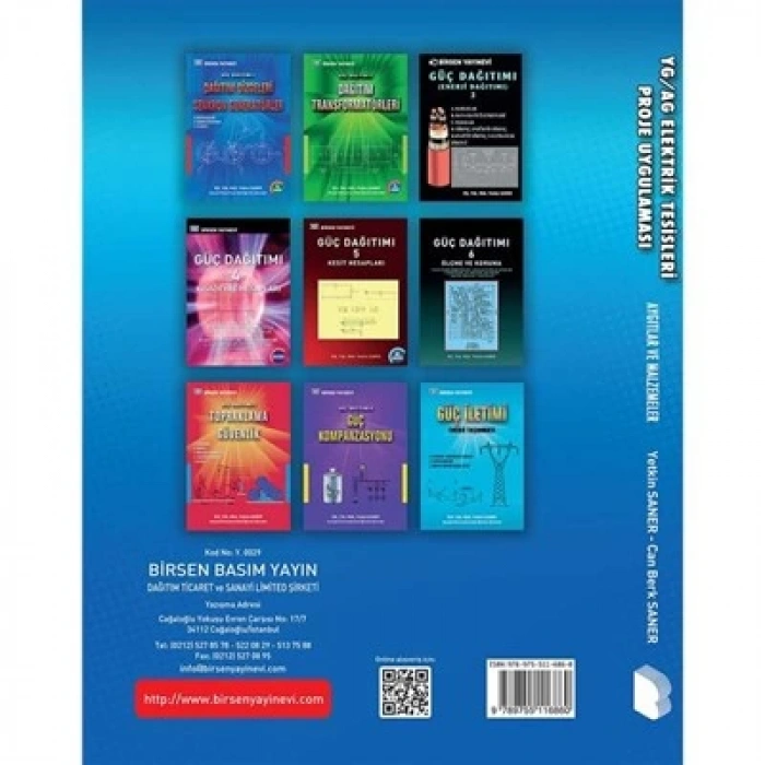 YG/AG Elektrik Tesisleri Proje Uygulaması: Aygıtlar ve Malzemeler / Yetkin Saner, Elk. Müh. Can Ber Saner