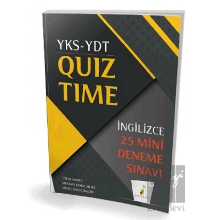 YKS-YDT İngilizce Quiz Time 25 Mini Deneme Sınavı