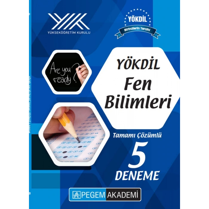 YÖKDİL Fen Bilimleri Tamamı Çözümlü 5 Deneme