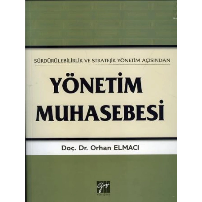 Yönetim Muhasebesi - Orhan Elmacı