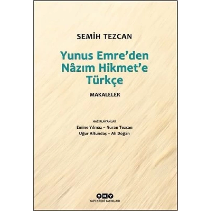 Yunus Emre’den Nazım Hikmet’e Türkçe Makaleler