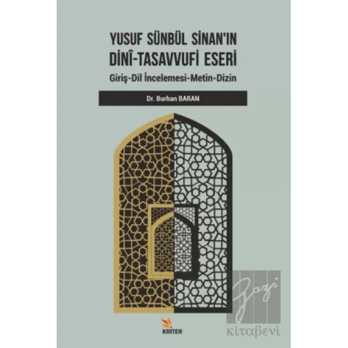 Yusuf Sünbül Sinanın Dini-Tasavvufi Eseri
