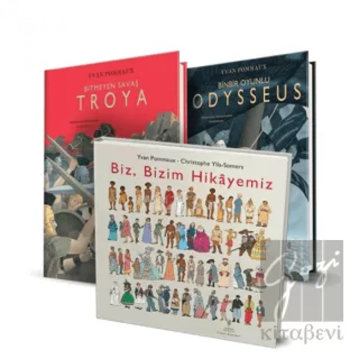 Yvan Pommaux Resimli Gençlik Kitapları Seti - 3 Kitap Takım