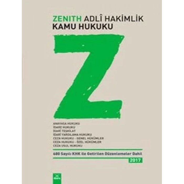 Zenith Adli Hakimlik Kamu Hukuku