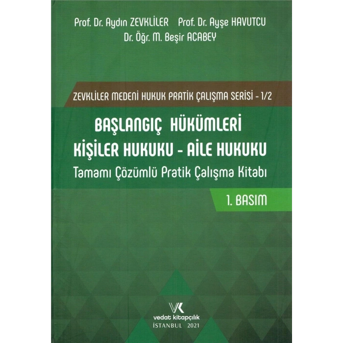 ZEVKLİLER BAŞLANGIÇ KİŞİLER AİLE PRATİK B.ACABEY
